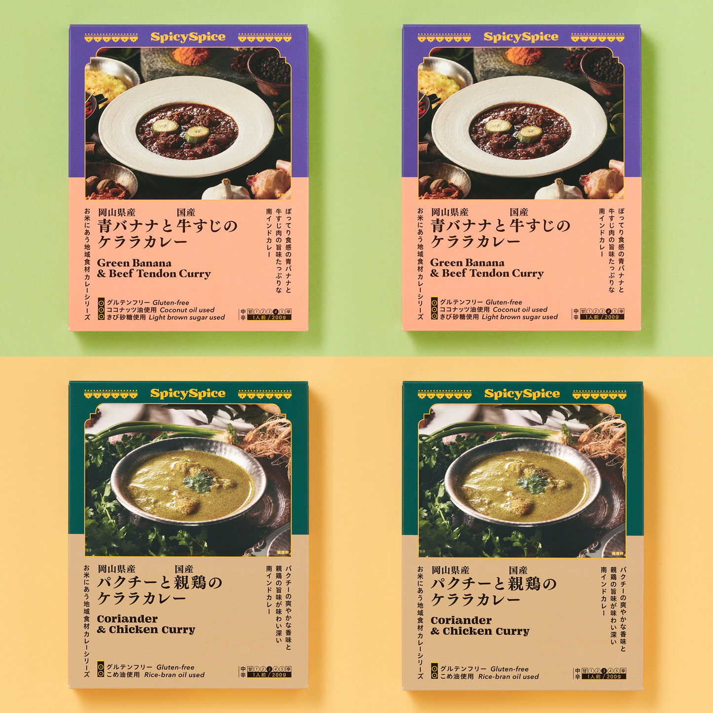 【GIFT】グルテンフリーケララカレーギフト(4個入)