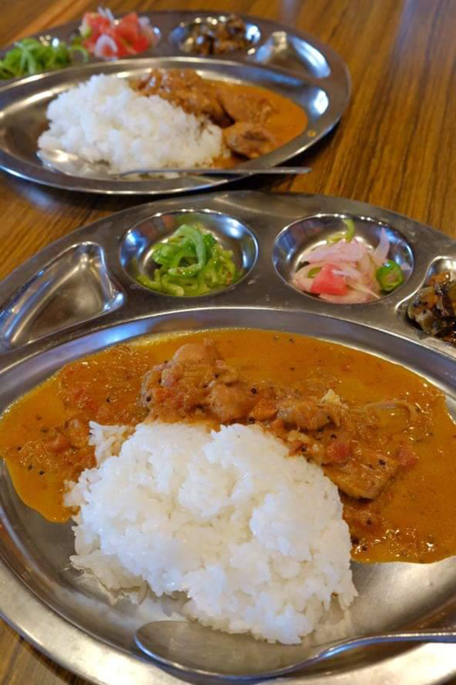 ケララのチキンココナッツカレースパイスセット 調理写真